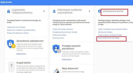 jak usunac konto gg|Usuń określone usługi lub swoje konto Google .